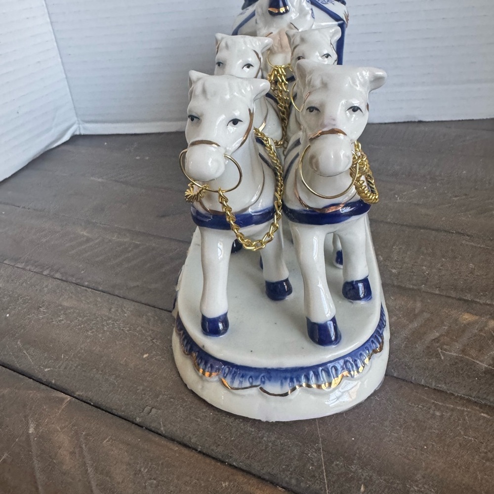 vintage german horse carriage cinderella music box - Picture 7 of 10